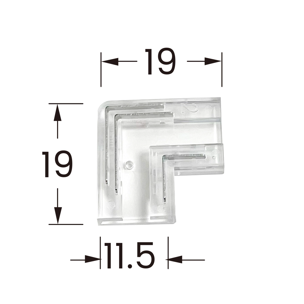Đầu nối góc 90° (3 chân) 10 mm (10 chiếc) 1