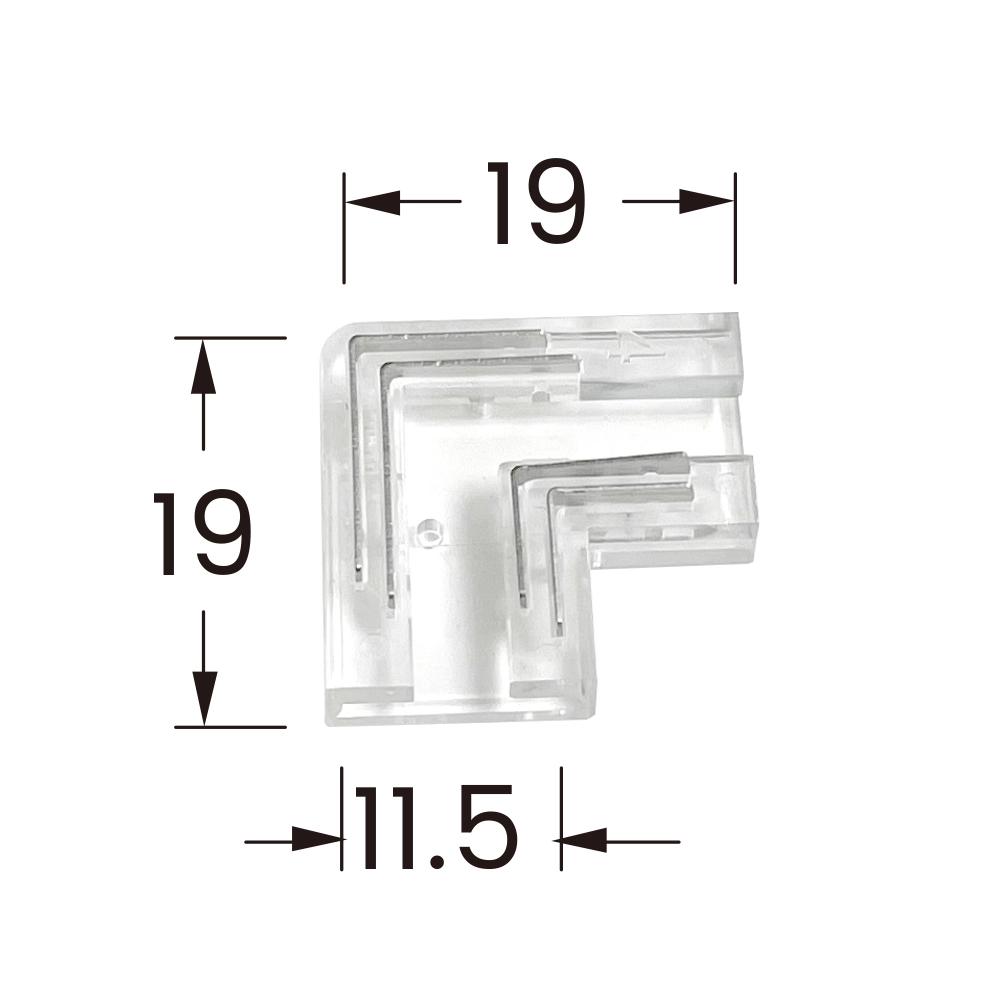 Đầu nối góc 90° (4 chân) 10 mm (10 chiếc) 1
