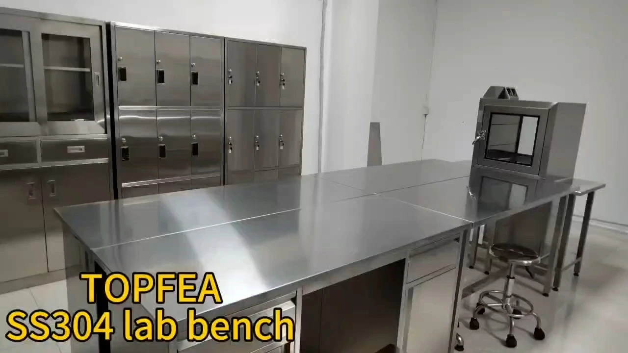Table de laboratoire en acier inoxydable SS304 LAB MEUBLES DE WORKBENCH 1