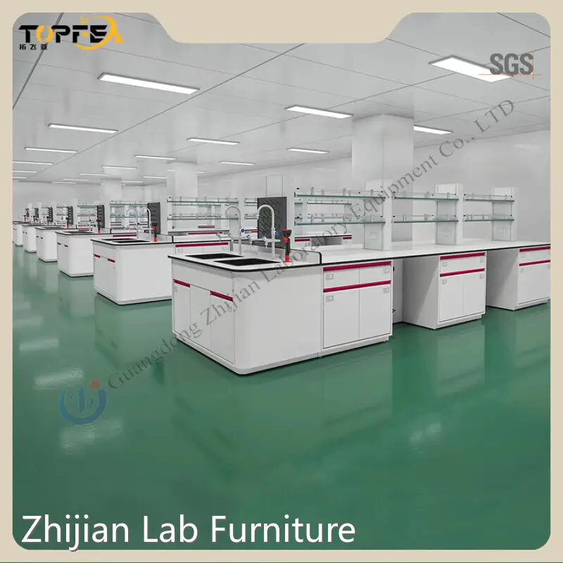 Laboratory Bench Top Non-welded Linear/C-shared/ Insertion Aluminum Alloy by Topfea Lab 1