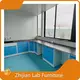 Chemistry Laboratory Table Non-welded Linear/C-shared/ Insertion Aluminum Alloy by Topfea Lab 1