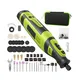 Multi-purpose engraving tool kit with 2.0Ah battery and accessories