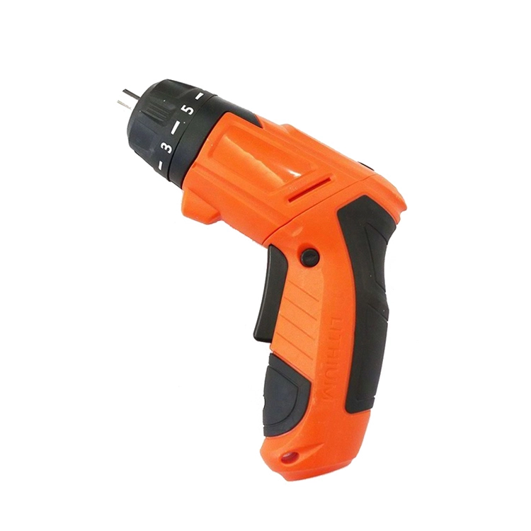 Rotary Cordless Screwdriver Tool with LED Light and Adjustable Torque 3.6V Kit 2 1