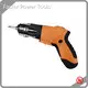 4.8V rechargeable cordless screwdriver with bright LED work light