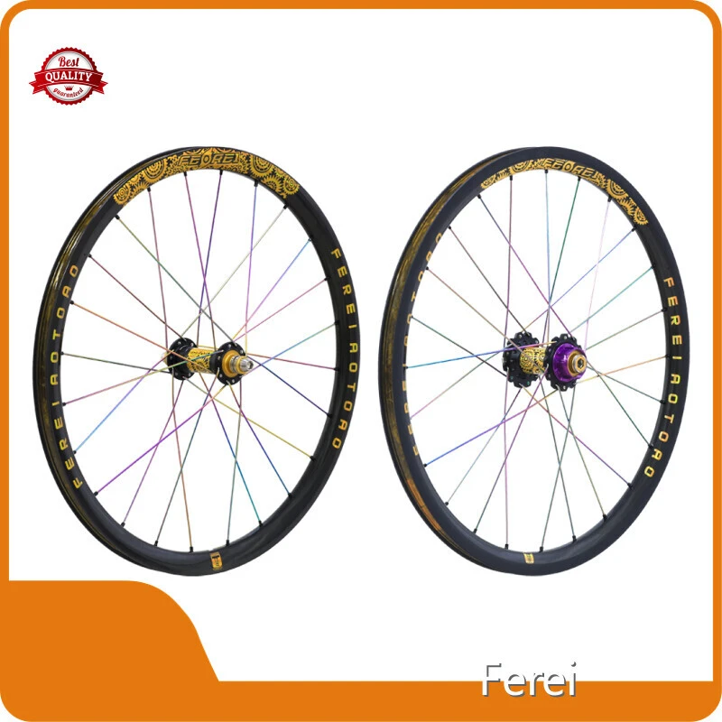 Ensemble de roues BMX pricecarbone d'usine Ferei breveté Système Aotoao Front-24 trous 、 arrière-24 trous 1