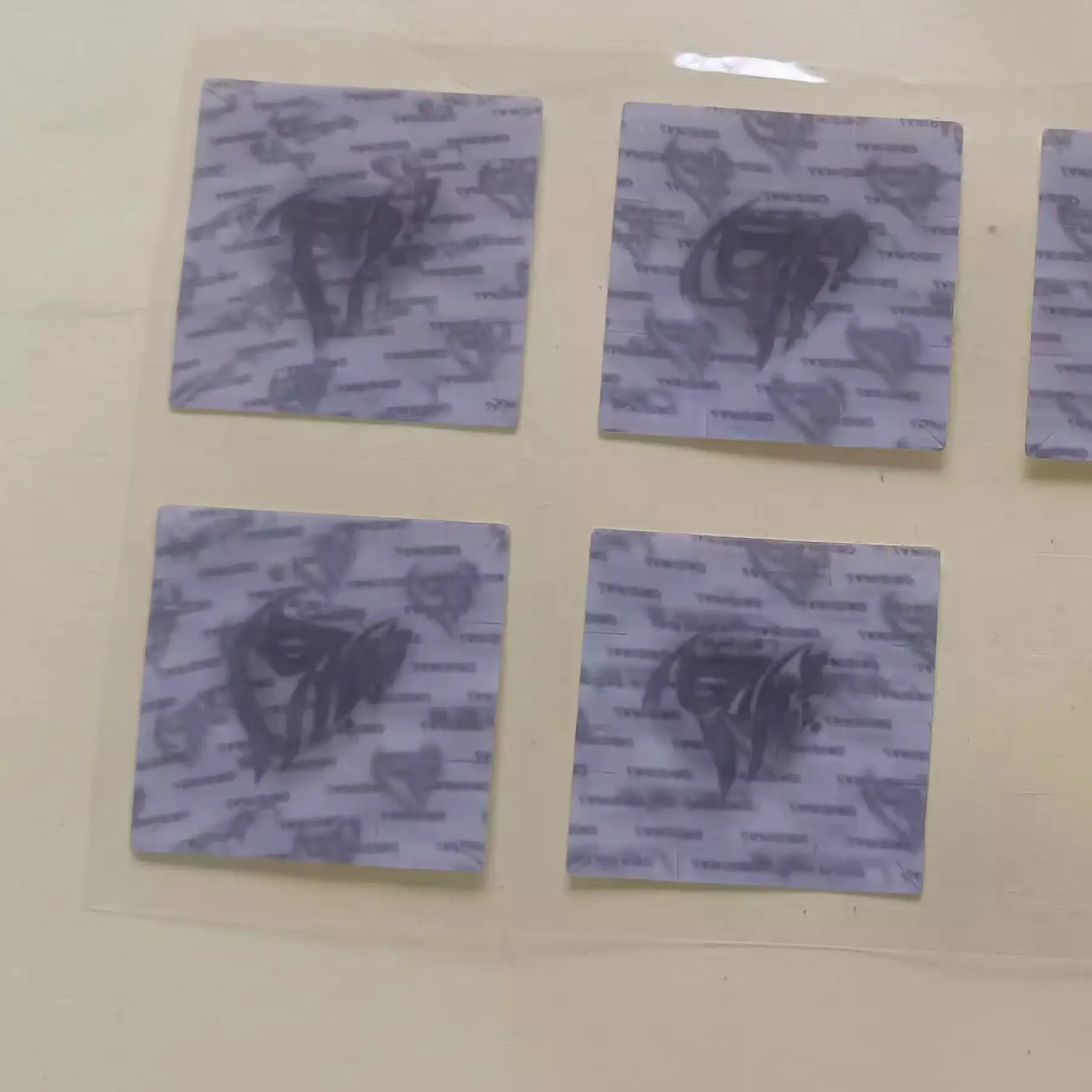 Anti Counterfeit Sticker PET - - LLR Packaging 3