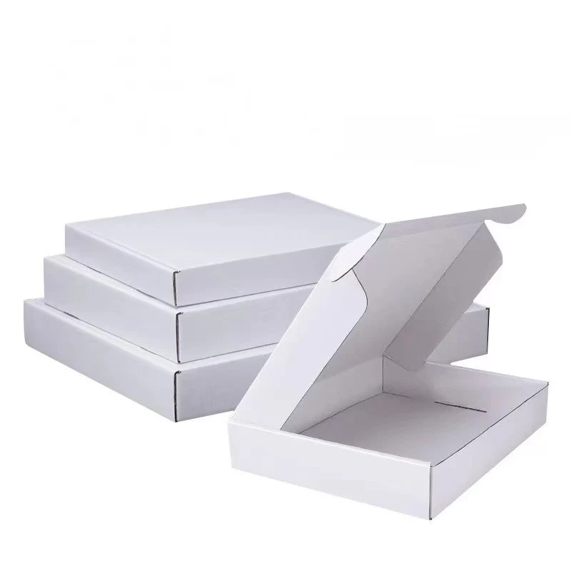 Kraft Mailer White Box - Προσαρμοσμένη χονδρική αποστολή κυματοειδούς χαρτονιού πολλαπλών μεγεθών 1