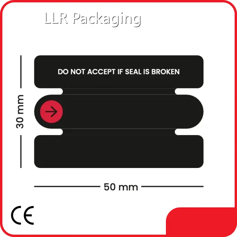 Custom Box Seal Stickers Oem - - LLR Packaging 1