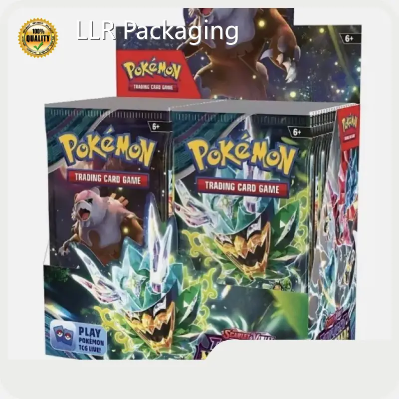 Packaging Box Manufacturer Kids Trading Game Cards by LLR Packaging 1