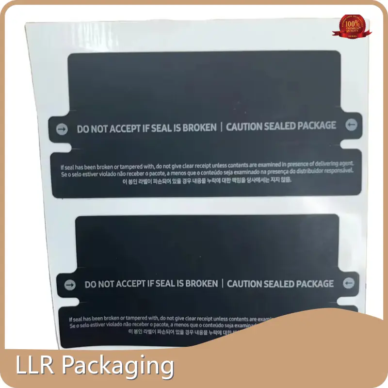 Seal Box Sticker Paper & Paperboard by LLR Packaging 1