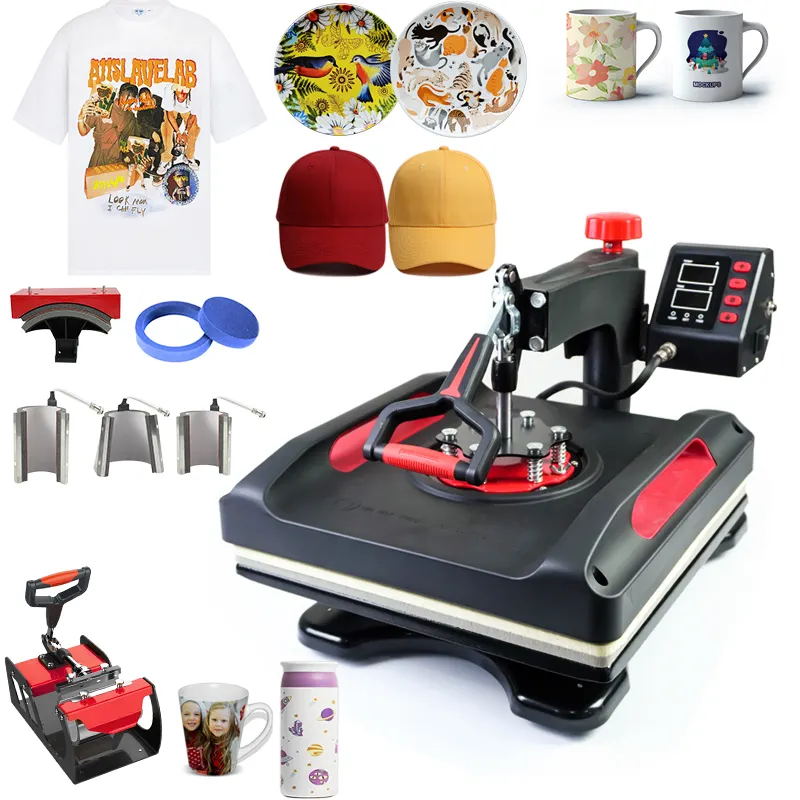 8 in 1 Combo Heat Press Machine 1 Pcs Paypalsupplier 3