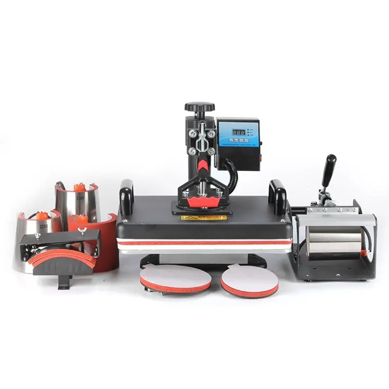 Custom 8 in 1 Combo Heat Press Machine Manufacturer 2