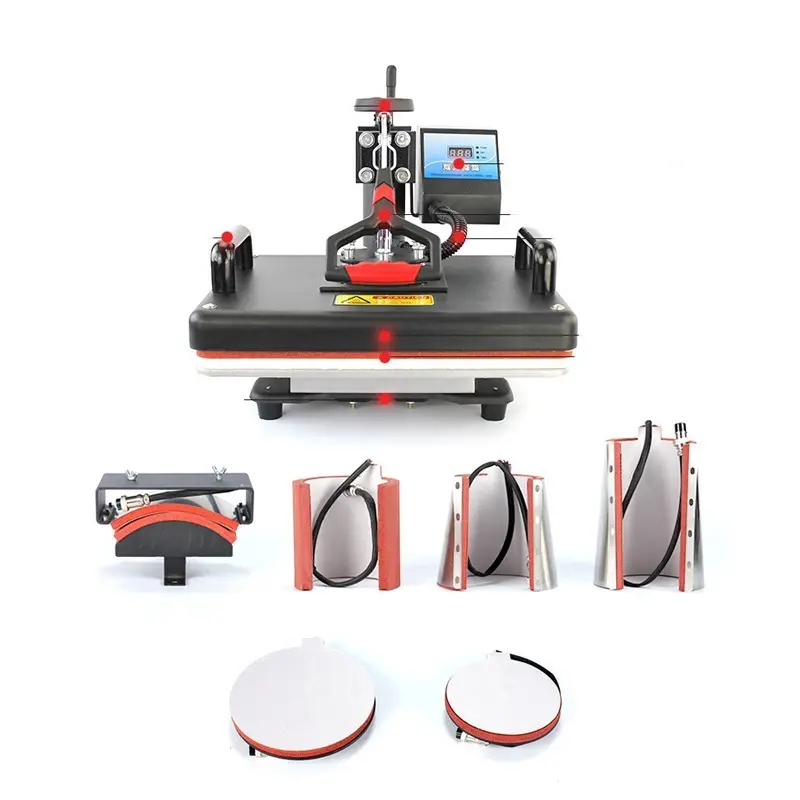 Custom 8 in 1 Combo Heat Press Machine Manufacturer 3