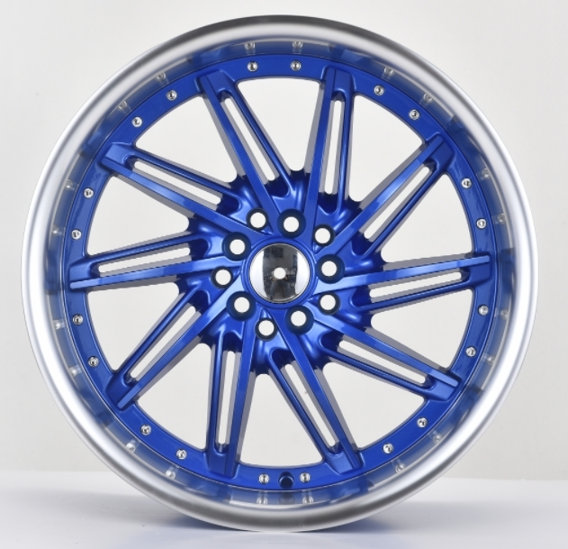 Custom color forged two-piece aluminum alloy wheels 1