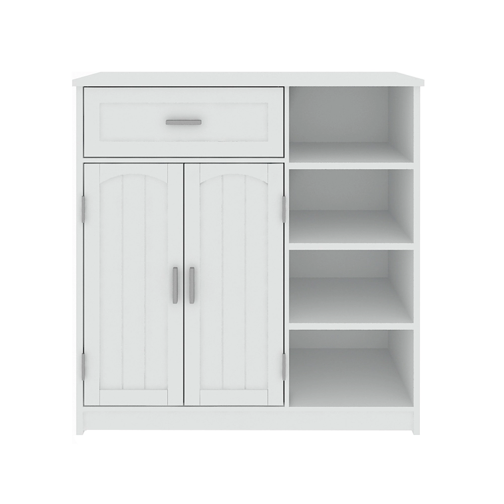 Mueble de baño para suelo, organizador moderno, estilo cafetería 1