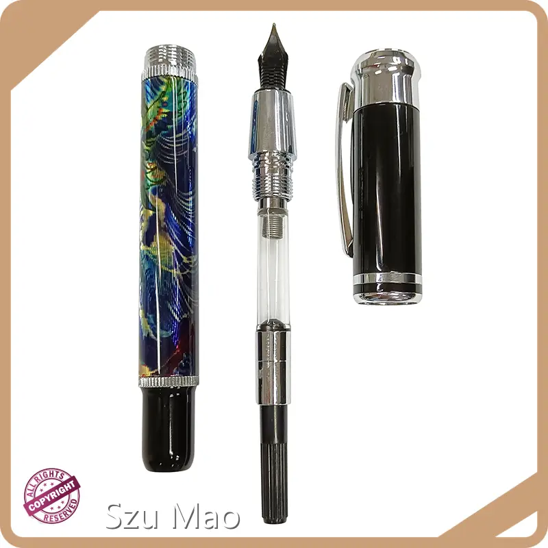 Custom Metal Pens Based on Order Quantities Brass + Acrylicsupply 1
