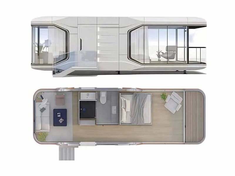 Yue Feifan Small Mobile Homes Available Small Mobile HomesFactory 3