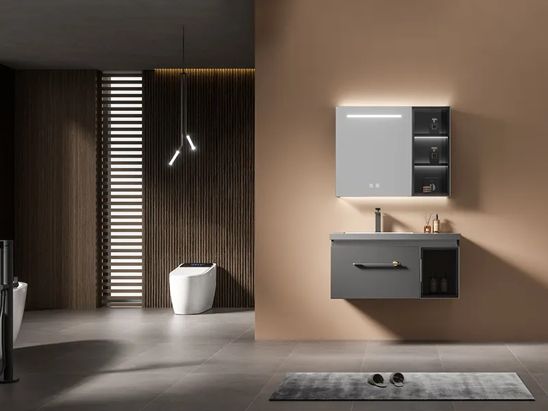 Aluminium Bathroom Cabinet 1 Set - - Yue Feifan-1 2