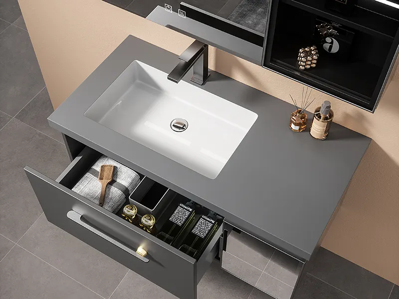 Aluminium Bathroom Cabinet 1 Set - - Yue Feifan-1 4