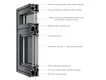 Aluminium Casement Windows Drift Windows ZPPY85 - - Yue Feifan 3