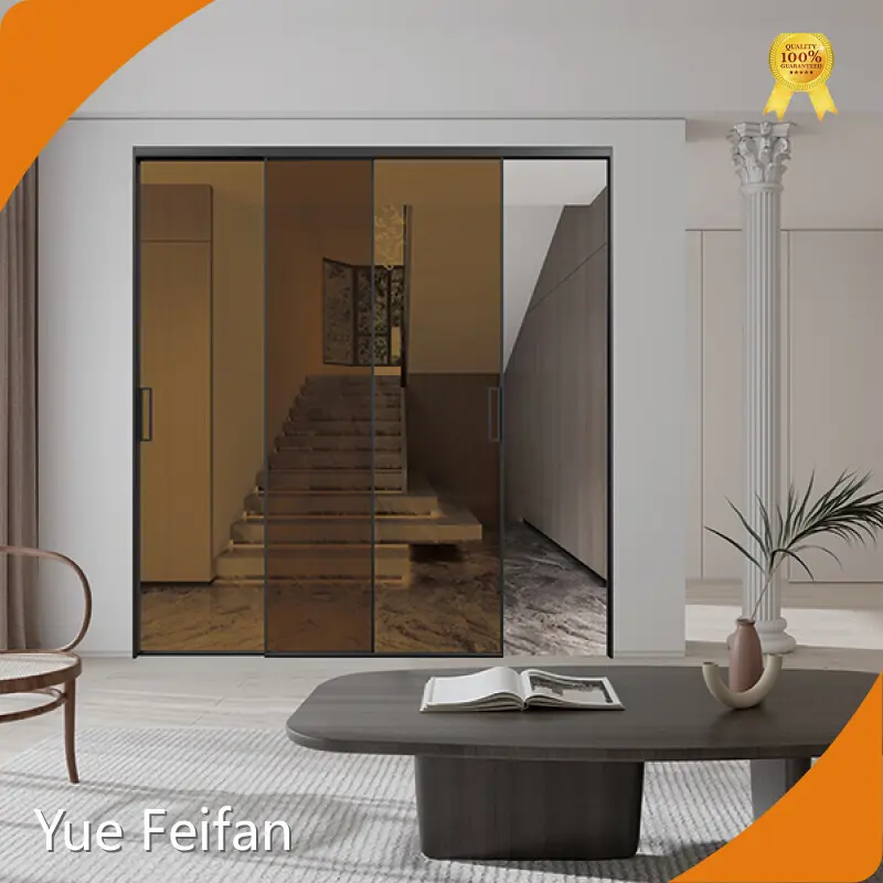 Fire Rated Aluminum Doors Available by Yue Feifan 1