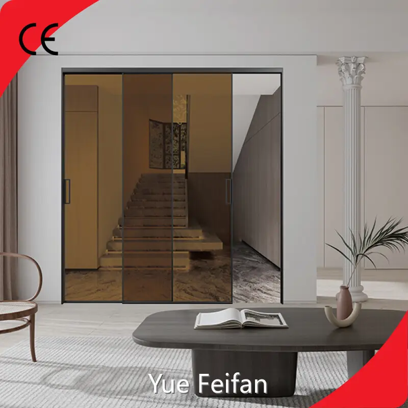 Aluminium Folding Doors for Sale Extremely Narrow Sliding Doors/swing DoorsManufacturers 1