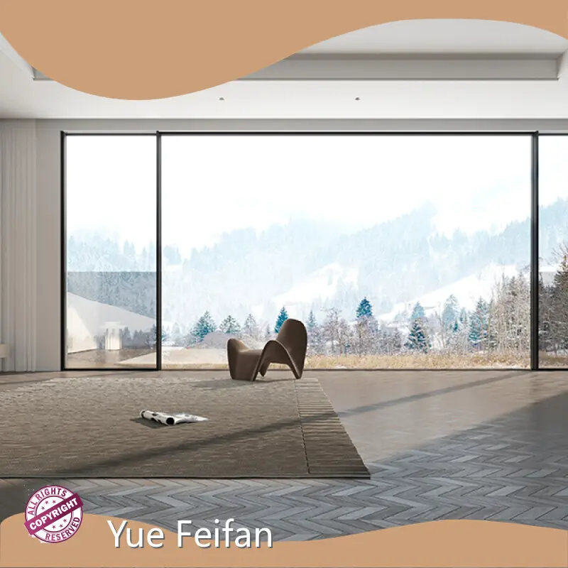Small Aluminum Windows Panoramic Sliding Windows a-150 - - Yue Feifan 1