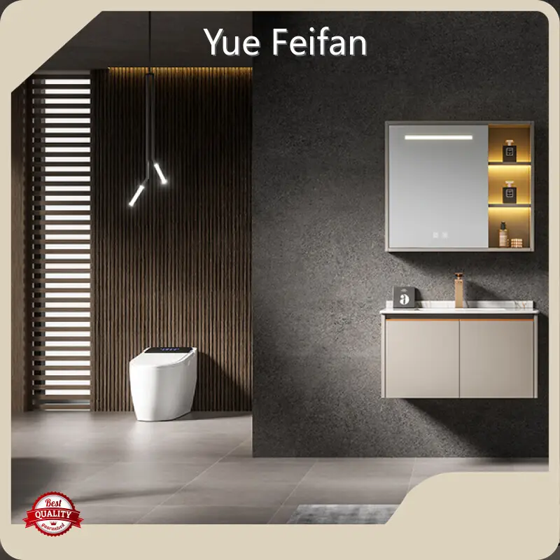 Aluminum Bathroom Mirror Cabinet Available by Yue Feifan 1