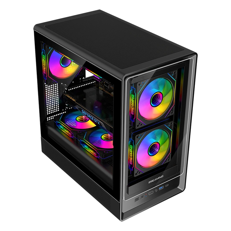 Unique Diy Gaming Pc Case ROKE 02 TG by ESGAMING 3