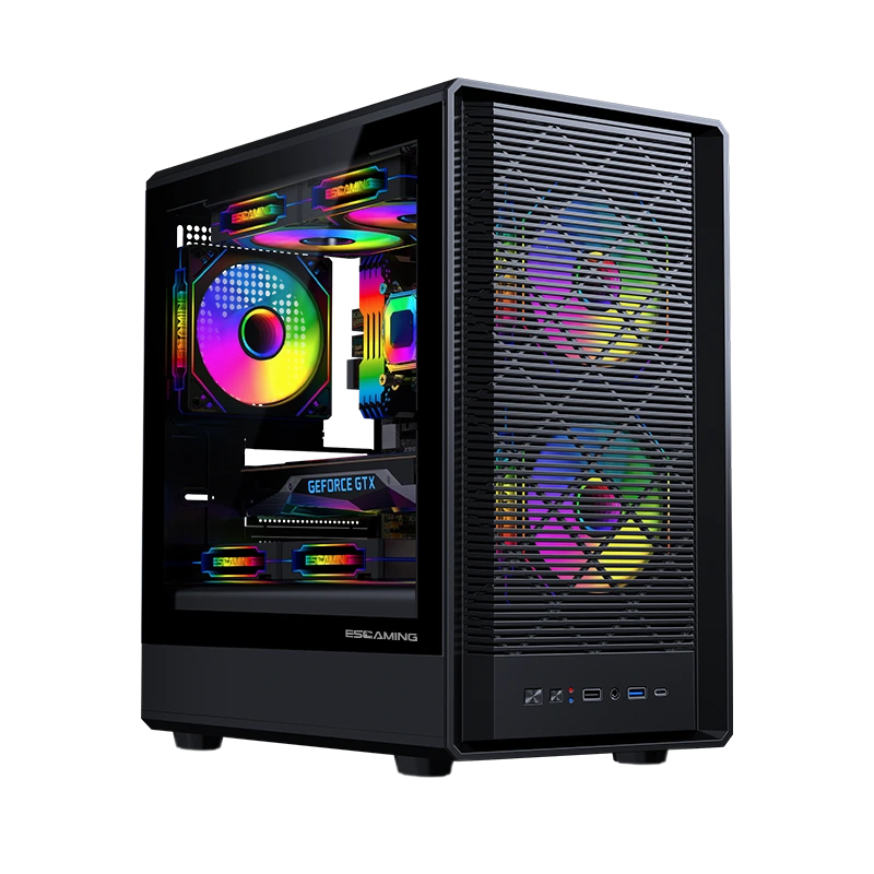 Case de PC de juegos de glóbras de vidrio templado 06 1