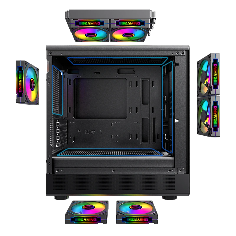 Good Pc Cases Black - - ESGAMING 3