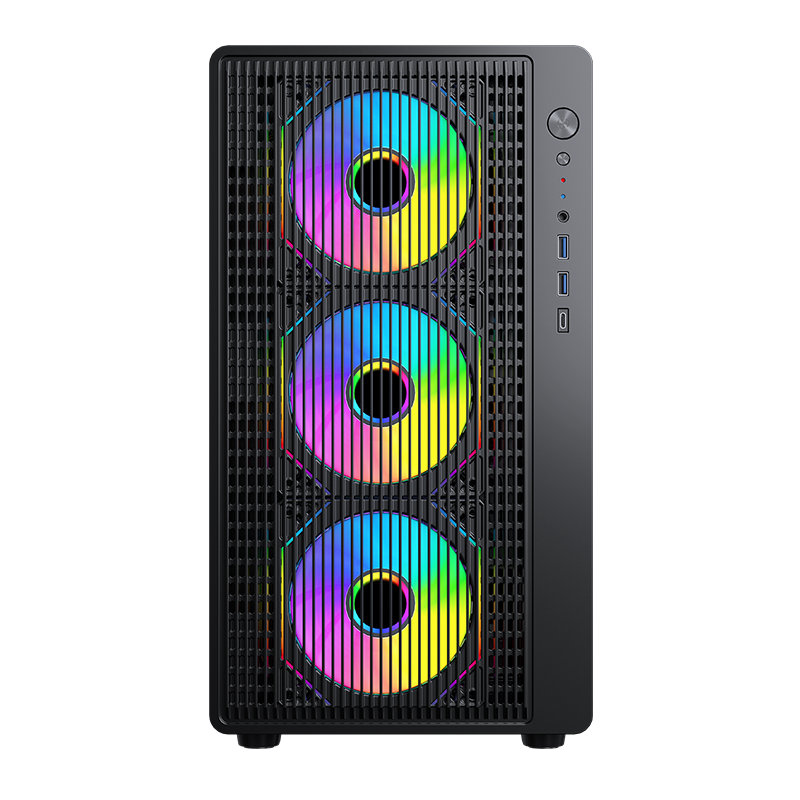 最高のゲーミングPCケース - 強化ガラスミッドタワーMicro-ATX