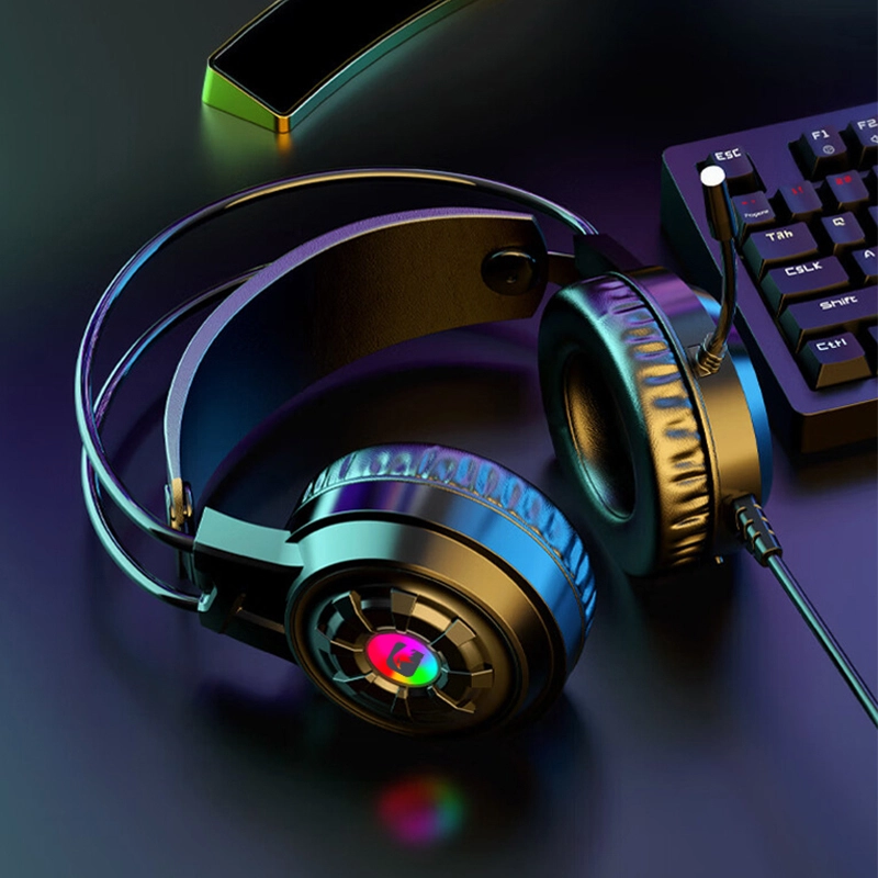 3.5mm 7.1 Surround Sound USB Wired Computer PC Gaming Headphones with Mic Factory G550 1