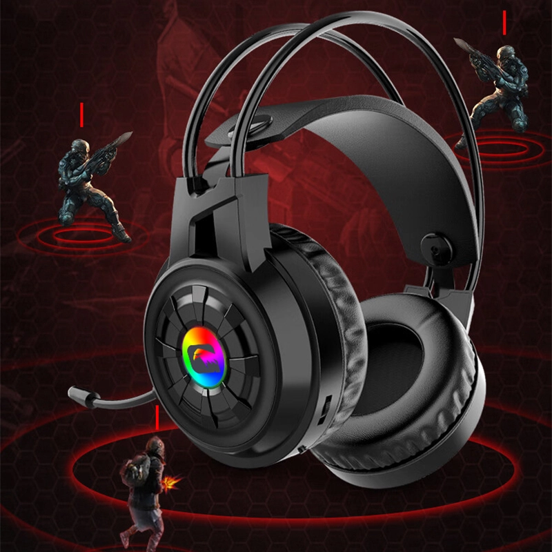 Fashion - Design Custom Gaming Headsets Black by ESGAMING 3