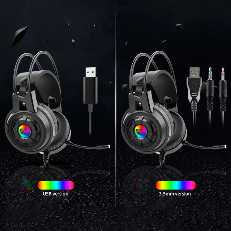 Low - Cost Gaming Headsets Wholesale Black by ESGAMING 9