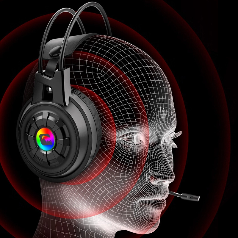 Fashion - Design Custom Gaming Headsets Black by ESGAMING 4