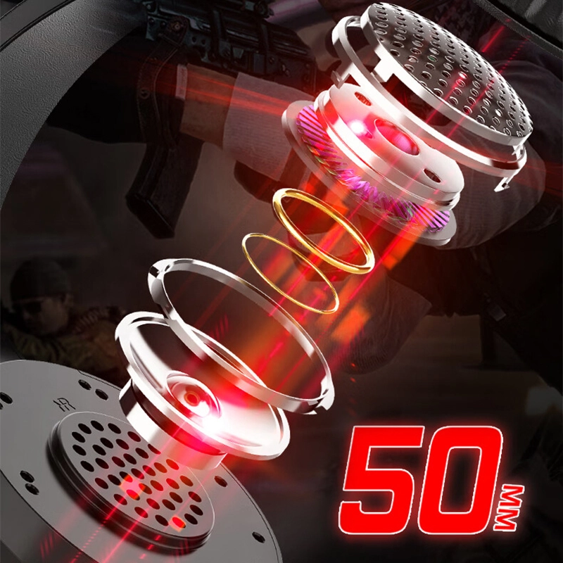 Fashion - Design Custom Gaming Headsets Black by ESGAMING 5