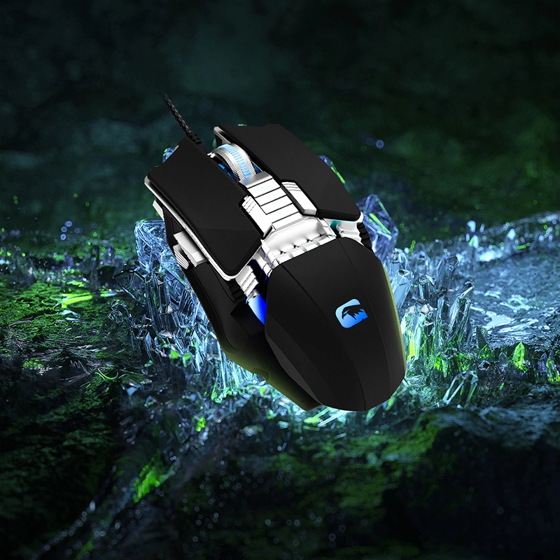 High - Sensitivity Gaming Keyboard and Mouse Combo Black - - ESGAMING 6