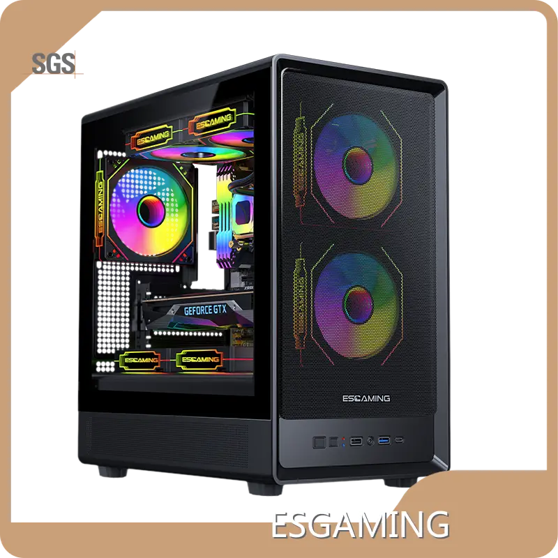 White Gaming Pc Case ESGAMING - - ESGAMING 1