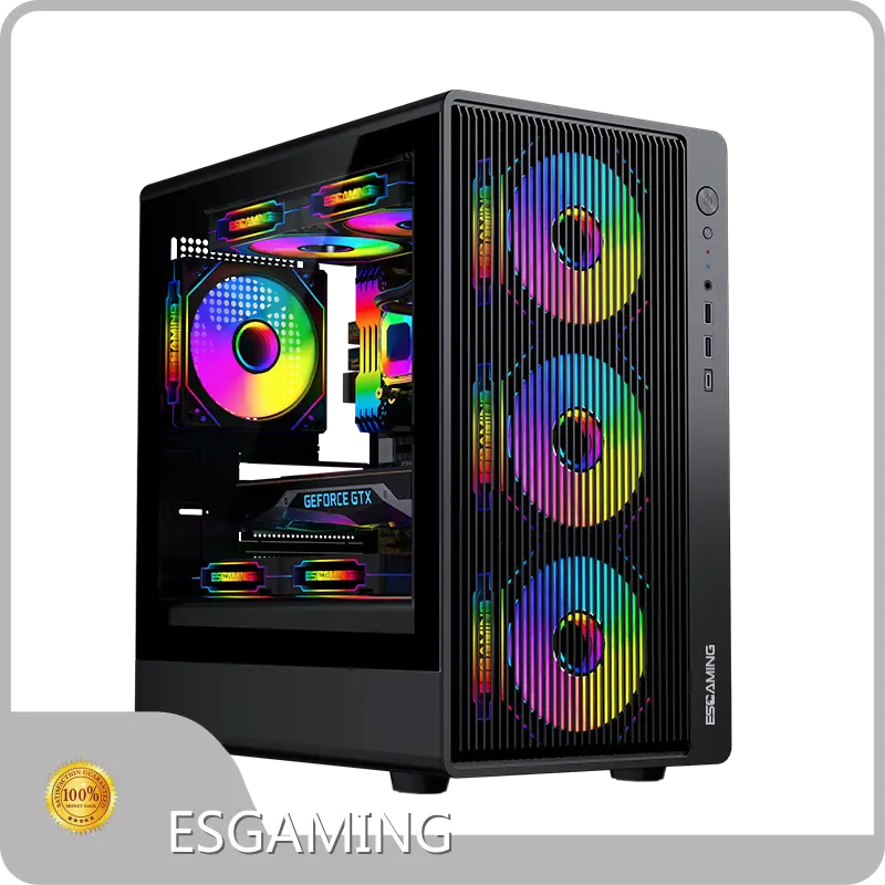White Gaming Pc Case 7day - - ESGAMING 1