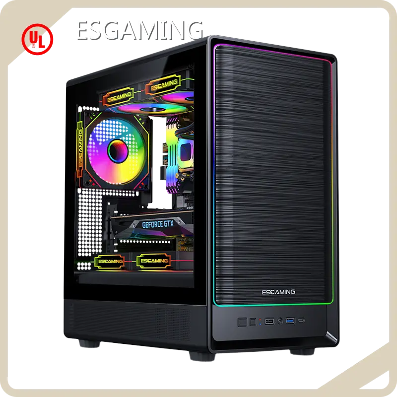 Diy Gaming Pc Case Black - - ESGAMING 1