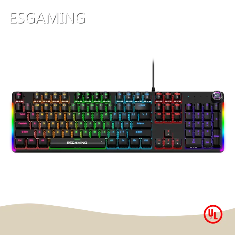 Smooth - Glide Gaming Keyboard and Mouse V500 by ESGAMING 1