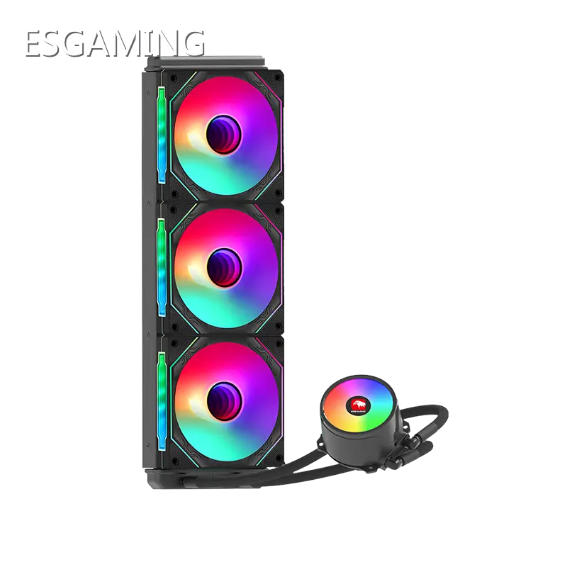 Brilliant Prism 360 Black One Key Divine Light Synchronous Water Cooling - 1 1