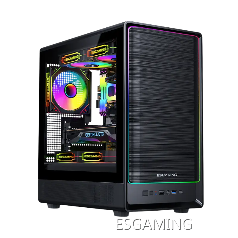 Mini - Size Small Gaming Pc Case ROKE 02 P by ESGAMING 1