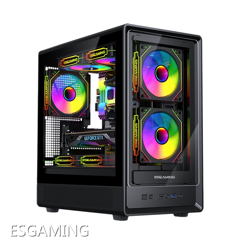 High - End Design Best Gaming Pc Case ROKE 02 TG by ESGAMING 1