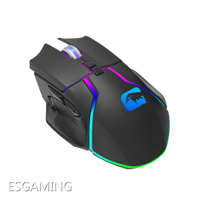 Ergonomic - Design Best Mouse and Keyboard Combo Black - - ESGAMING 1