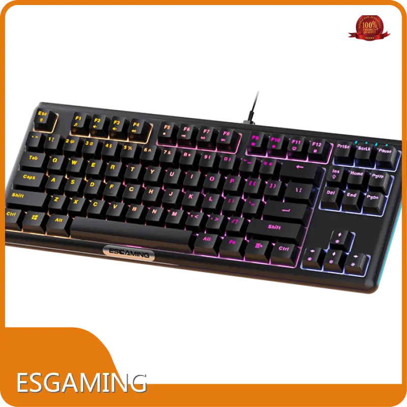 Premium Gaming Keyboard and Mouse Combo Black by ESGAMING 1