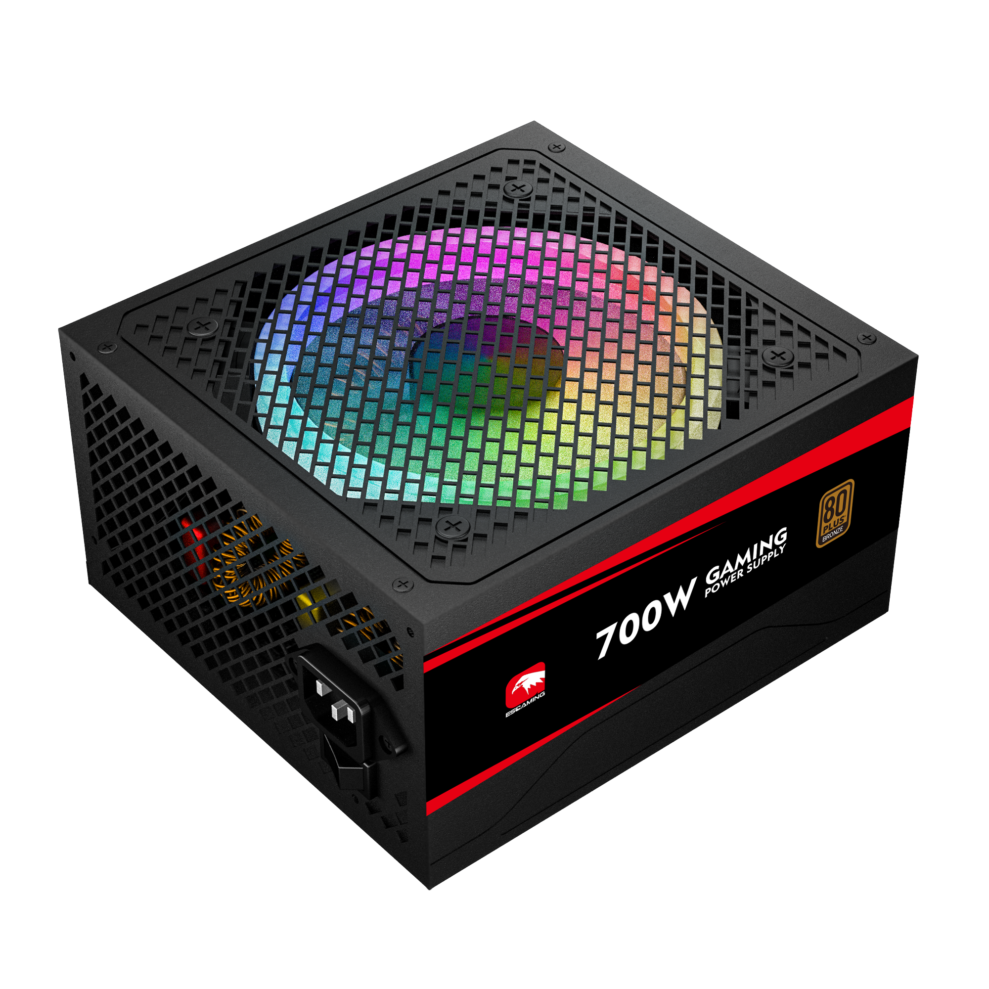 Compact 700W 80+ Bronze 140×150×86mm Gaming ATX PC Power Supply