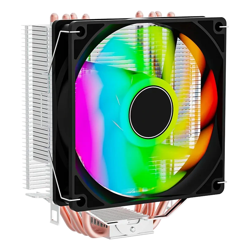 Ventas directas de fábrica 4 tuberías de calor 120 mm COMPUTADORA COMPUTADORA CPU CHPU Enfriador de aire EZ-4A 1