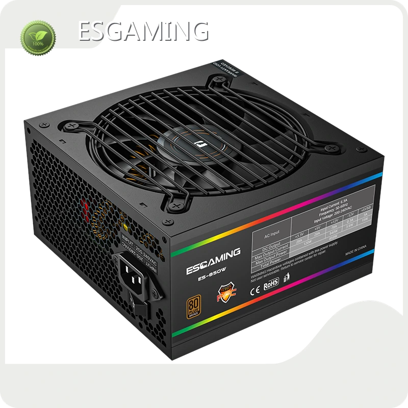 Power Supply Supplier Black - - ESGAMING 1